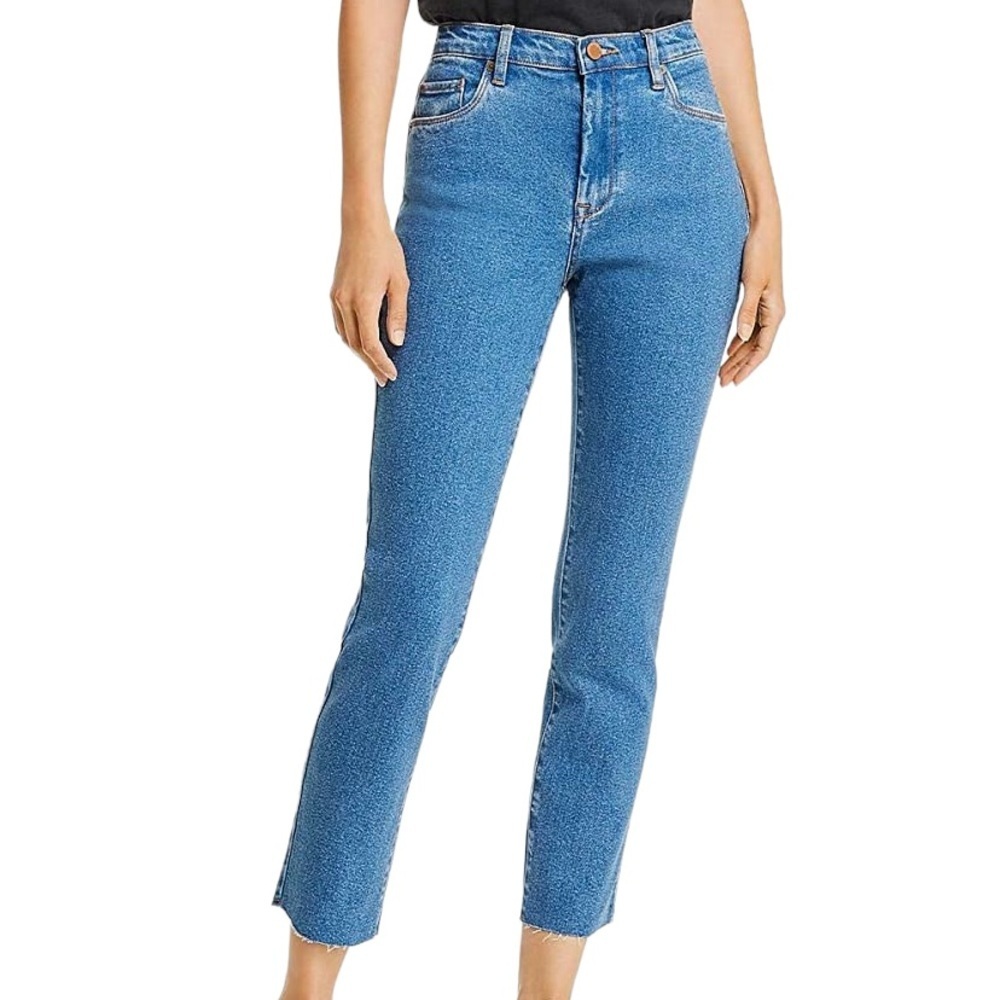 Blank NYC Madison High Rise Straight Crop Jeans